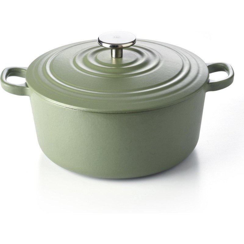 BK BRAADPAN BOURGOGNE 24 CM OLIVE GREEN - 8718311317503 1 - *0010200953