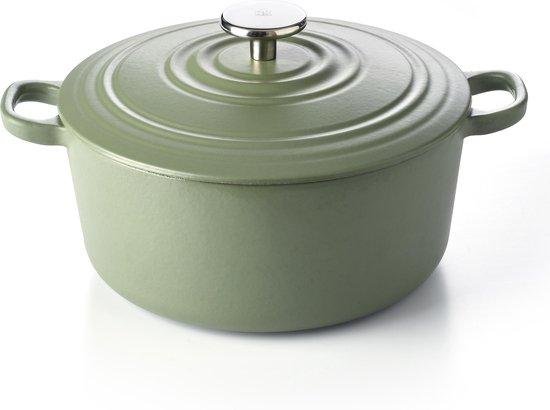 BK BRAADPAN BOURGOGNE 28 CM OLIVE GREEN - 8718311317510  - H6081528