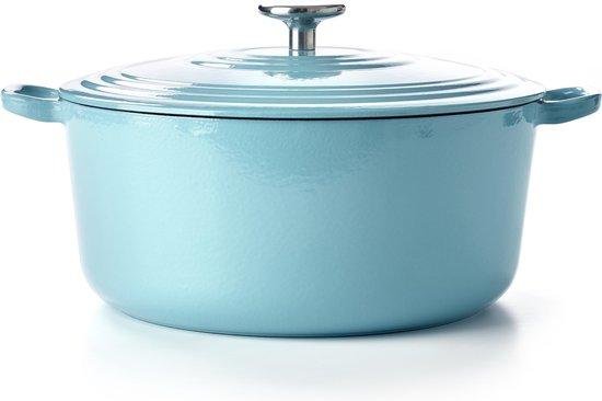 BK BRAADPAN BOURGOGNE 28 CM AQUA BLUE - 8718311317534 1 - H6082528