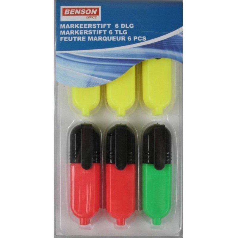 MINI MARKEERSTIFTEN 6 STUKS - 8718375337738 1 - *0010185894