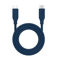 QWARE SILICONE FAST USB C - USB C BLUE - 8718657554136 - QWSND-CB40BU