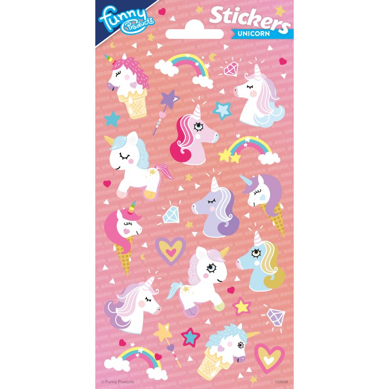 STICKERS UNICORNS - 8718819311164 - 655-0608