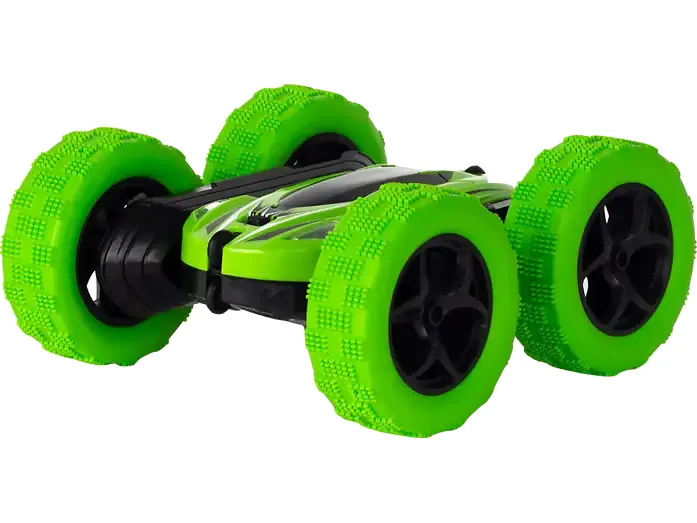 RC STUNTCAR GREEN DOUBLE SIDE ROLL - 8718924811962 - *0010236698