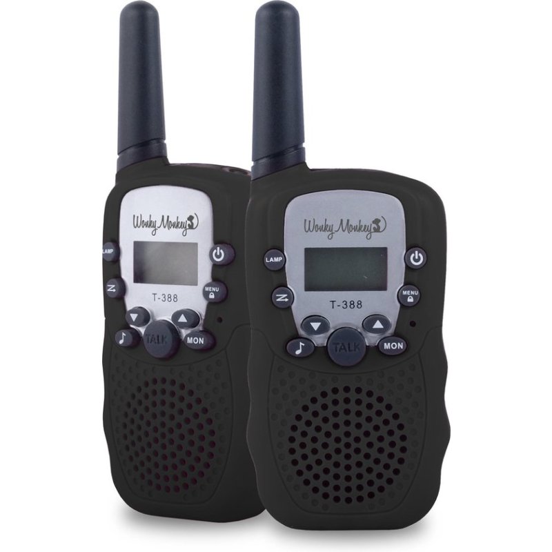 QWARE WALKIE TALKIE ZWART - 8718924812020 1 - *0010229286