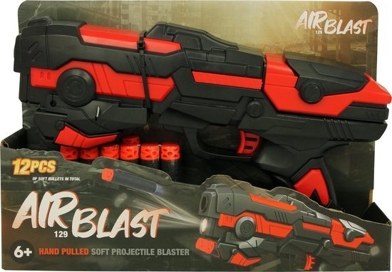 AIRBLAST SOFT BULLETGUN 29CM - 8719075492031 - JL-SGN129