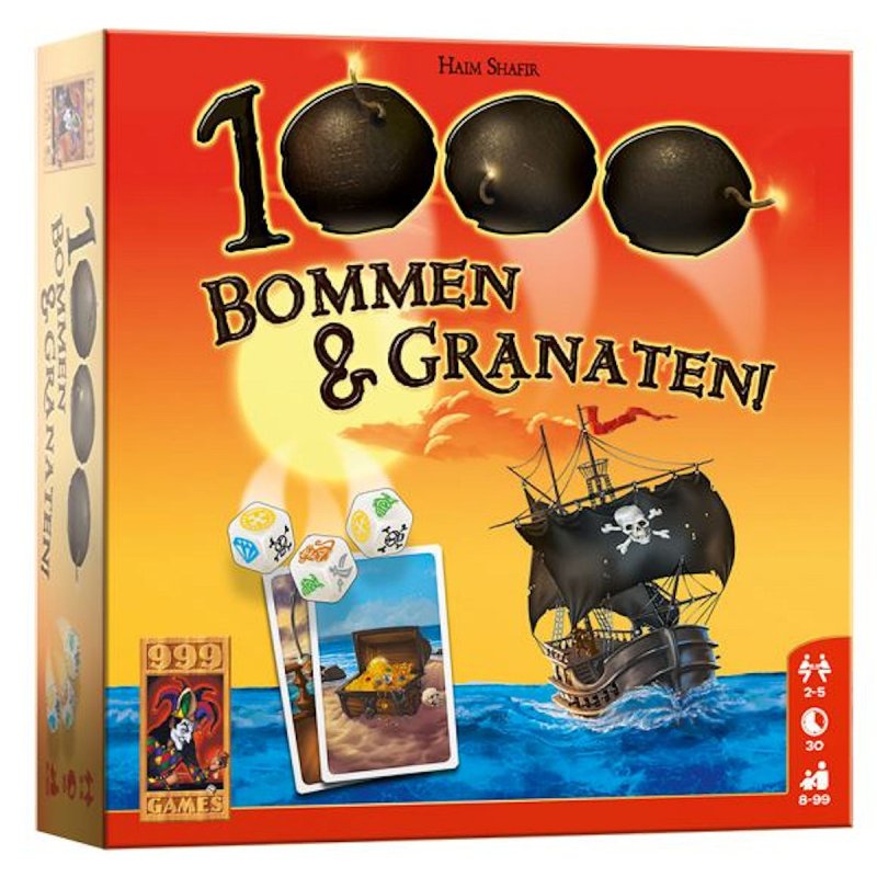 1000 BOMMEN EN GRANATEN SPEL - 8719214424725 - *0010163899