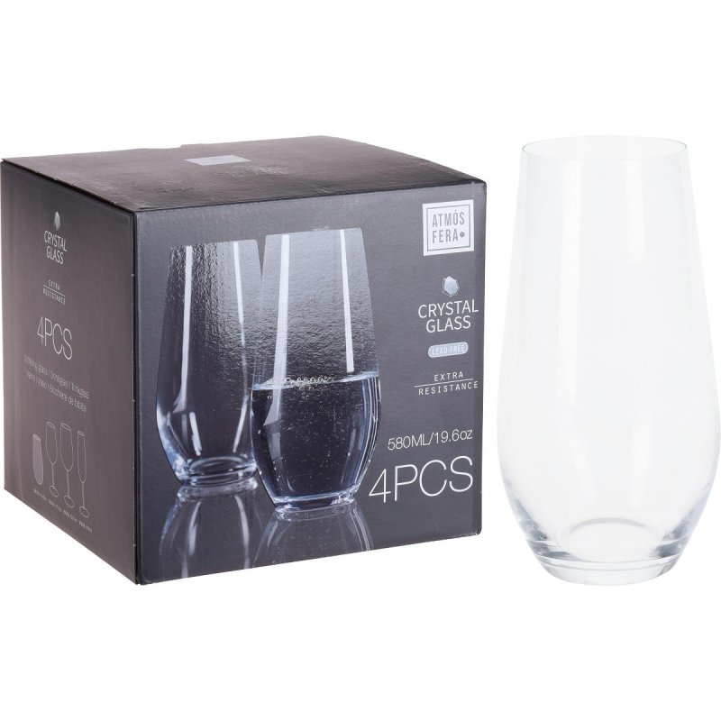 ATMOS FERA KRISTAL WATERGLAS 580ML 4X - 8719987363276 - 8719987363276