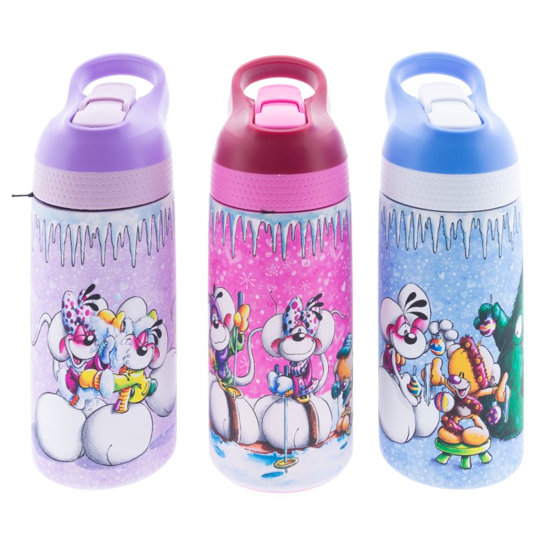 DIDDL METALEN WATER FLES ASSORTI - 872 0015 - 872-0015