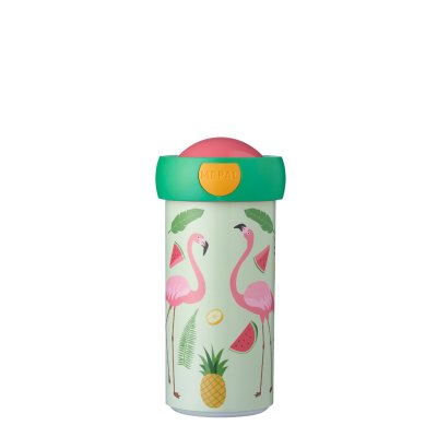 SCHOOLBEKER TROPISCHE FLAMINGO 300 ML - 872 7525 - 872-7525