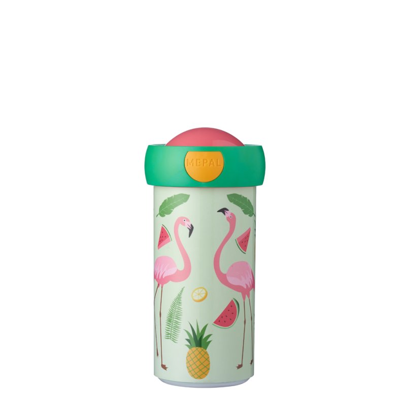 SCHOOLBEKER TROPISCHE FLAMINGO 300 ML - 872 7525 - 872-7525