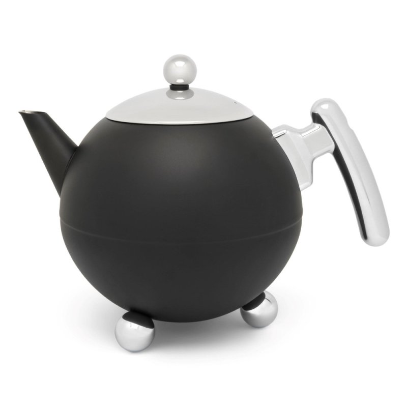 BREDEMEIJER THEEPOT BELLA RONDE 1.2L ZW - 8720052002464 1 - *0010186891