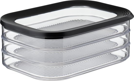 MEPAL BELEGDOOS MODULA 3DLG 550 ML ZWART - 8720294017127 1 - *0010217927