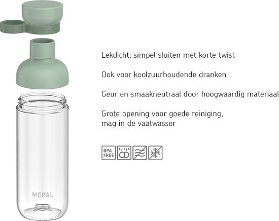 MEPAL VITA WATERFLES 700ML -VIVIC MAUVE - 8720294032441 1 - *0010238046