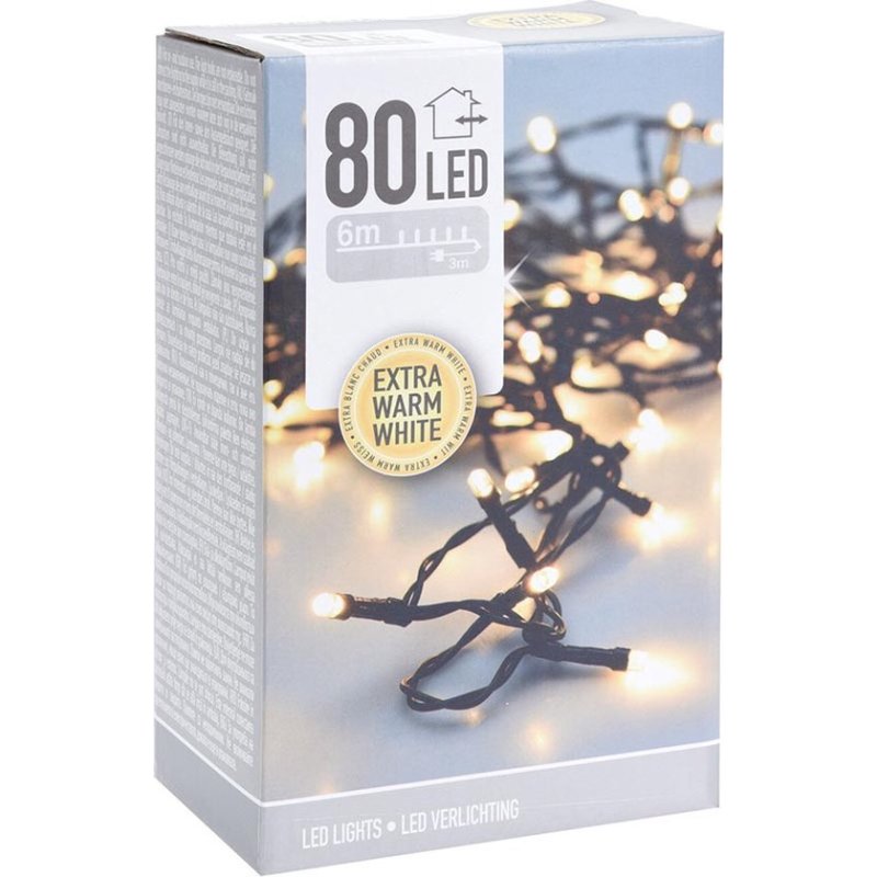 KERST VERLICHTING LED 80L EWWIT FUNC TIM - 8720573810449 - AX7453110