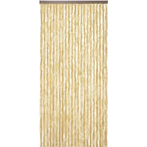 GORDIJN KATTENSTAART 90X220CM BEIGE/WIT - 8720828213896 - 80-8213896