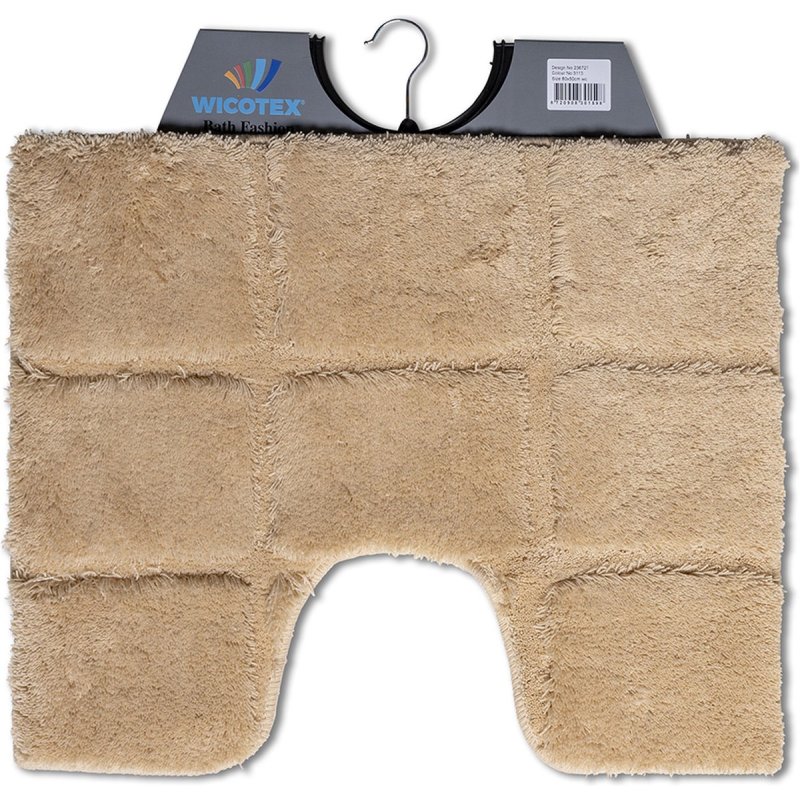 TOILETMAT 50X60 CM ACRYL RUIT BEIGE - 8720908301598 1 - *0010237657