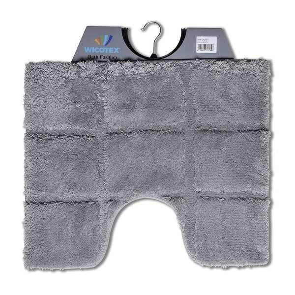 TOILETMAT 50X60 CM ACRYL RUIT GRIJS - 8720908301604 - *0010234262