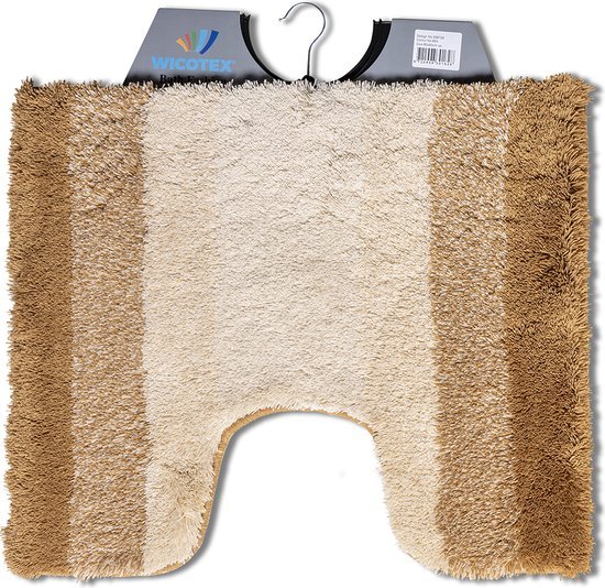 TOILETMAT REGENBOOG GRIJS BEIGE 50X60 - 8720908301628 - 61666728
