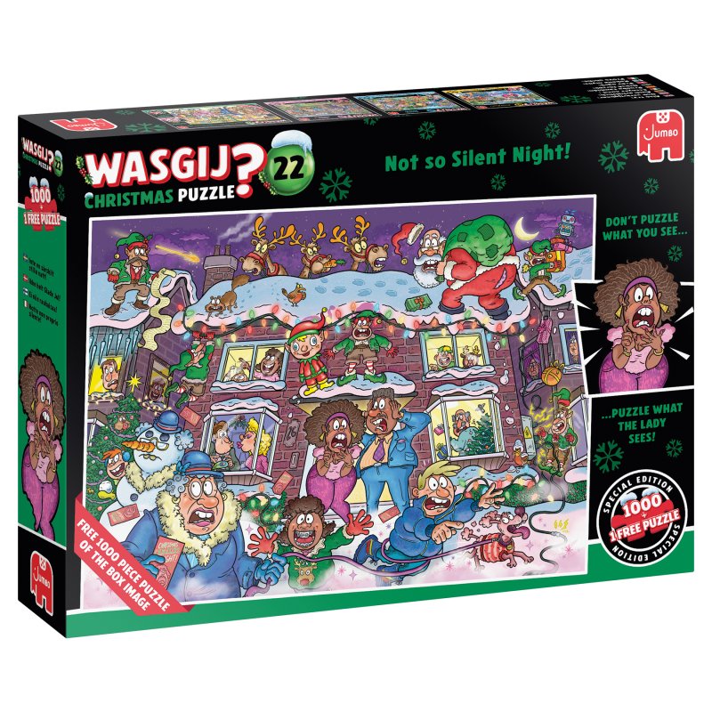 PUZZEL 2X1000 WASGIJ CHRISTMAS 22 - NIET - 8721017609117 - 613-9117