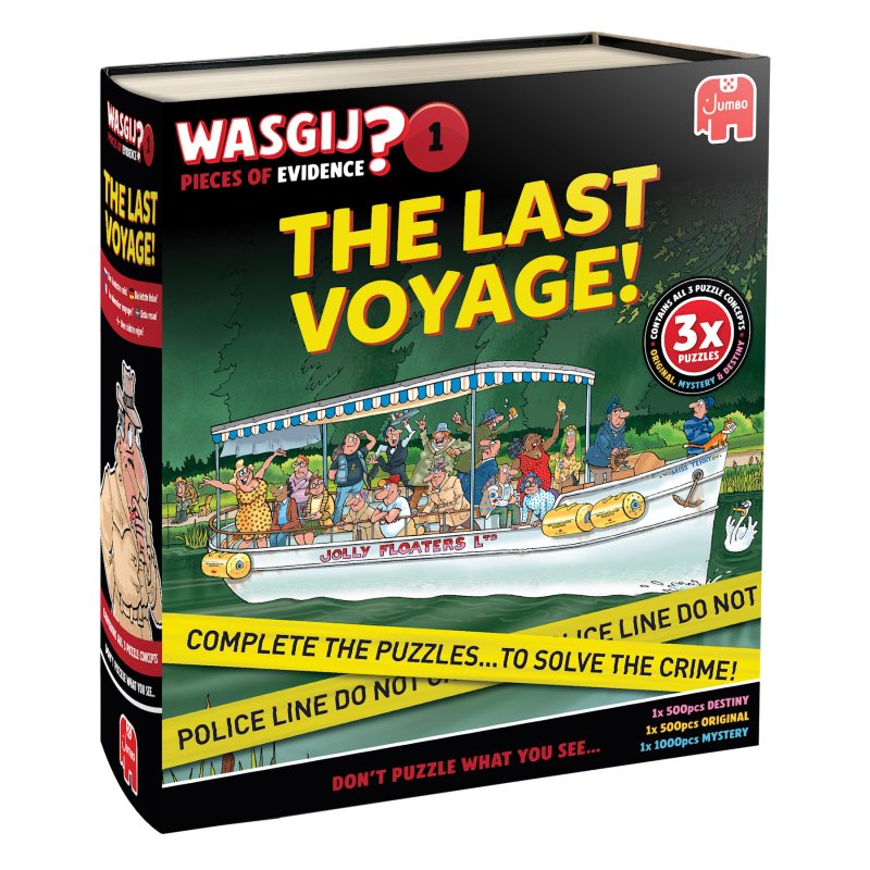PUZZELSET WASGIJ PIECES OF EVIDENCE 1 - - 8721017609124 - *0010264487