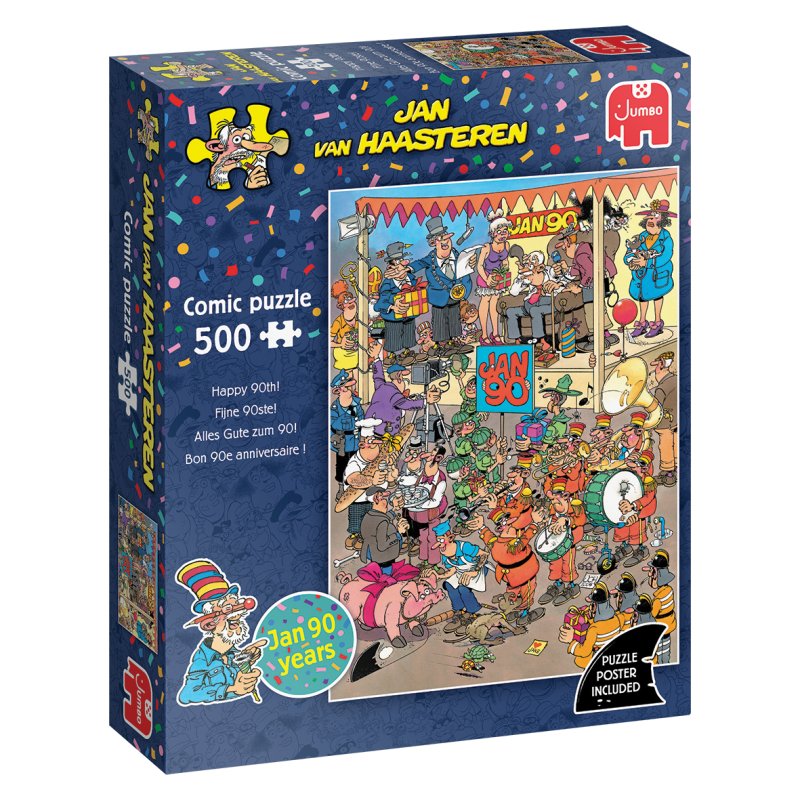 PUZZEL 500 ST. JVH - GEFELICITEER 90 JAA - 8721017609803 - *0010262233