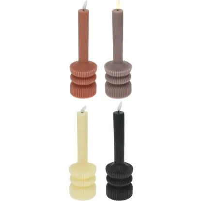 LEDKAARS DINNER 22CM GERIBBELD ASSORTI - 8721037122641 - MC5801150