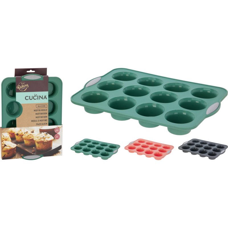 LA CUCINA MUFFIN SILICONEN BAKVORM - 8721037541701 - 641501480