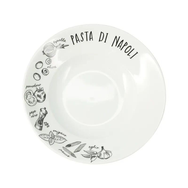 PASTA BORD PORSELEIN DI NAPOLI 27CM - 8721037552295 - DN3000080