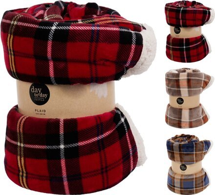 PLAID DELUXE 150X200CM RUIT ASSORTI - 8721037561631 - AAE823500