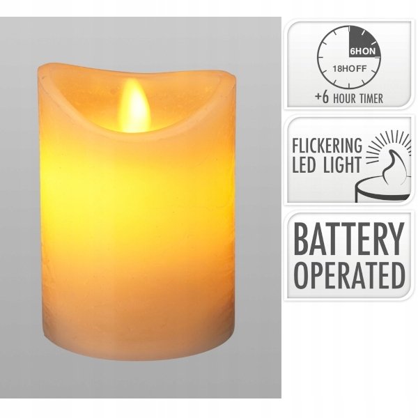 LEDKAARS IVOOR BEWEGENDE VLAM 75X100 - 8721037620208 - AX5442100