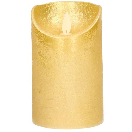 LEDKAARS GOUD BEWEGENDE VLAM 75X125 - 8721037620413 - 193-0413