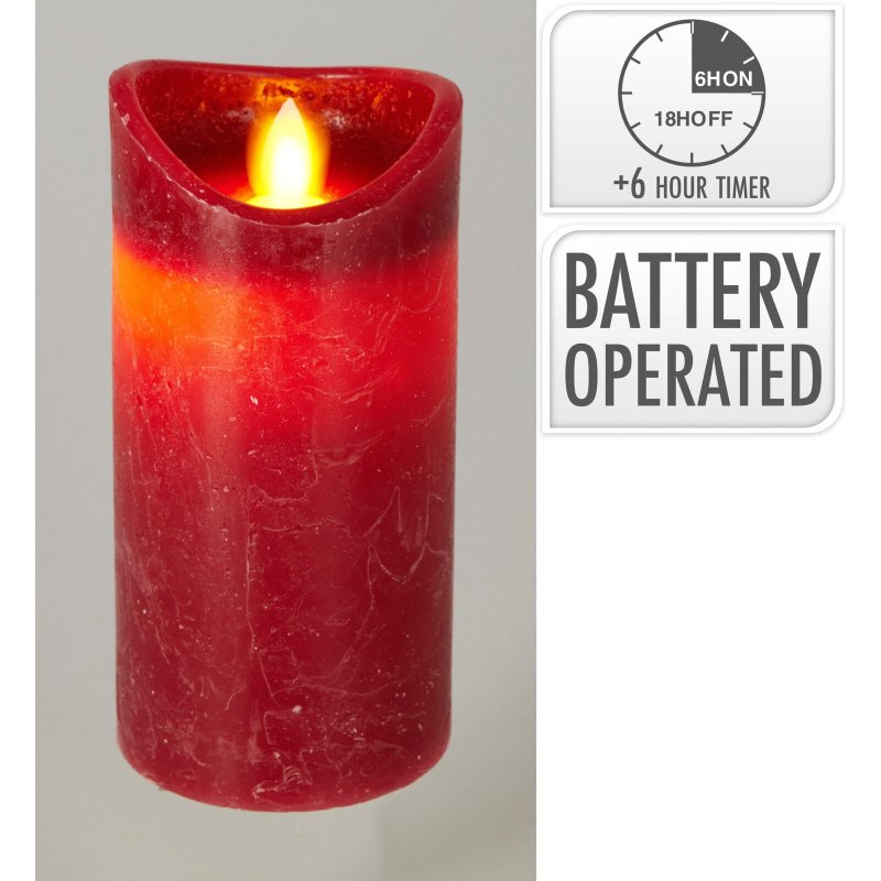 LEDKAARS ROOD BATT EN TIMER 75X150MM - 8721037704656 - AX5442420