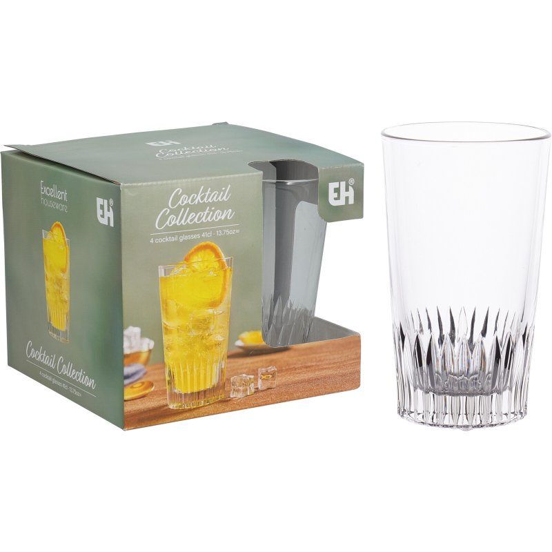 COCKTAIL COLLECTION DRINKGLAS 41CL 4 STU - 8721037781992 - 8721037781992