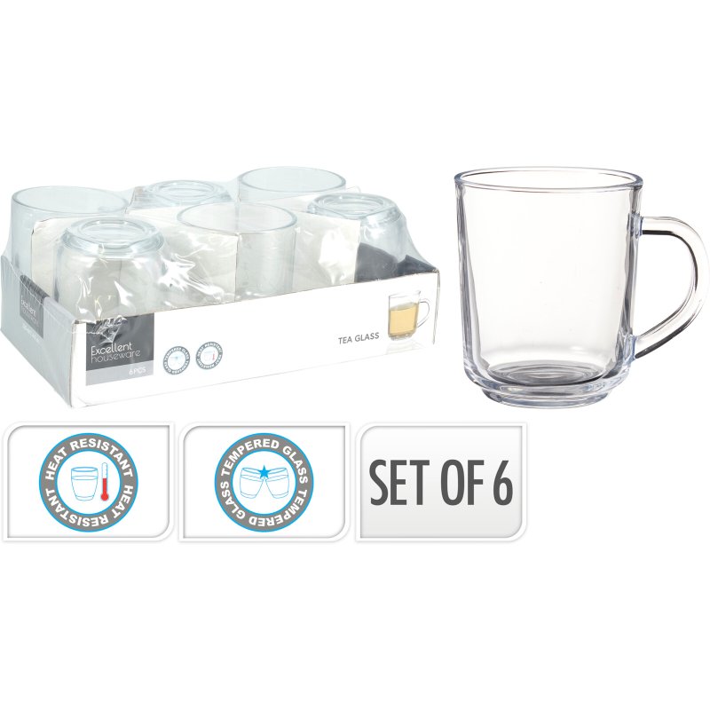 THEEGLAS 220ML SET 6 STUKS - 8721037835343 - 8721037835343