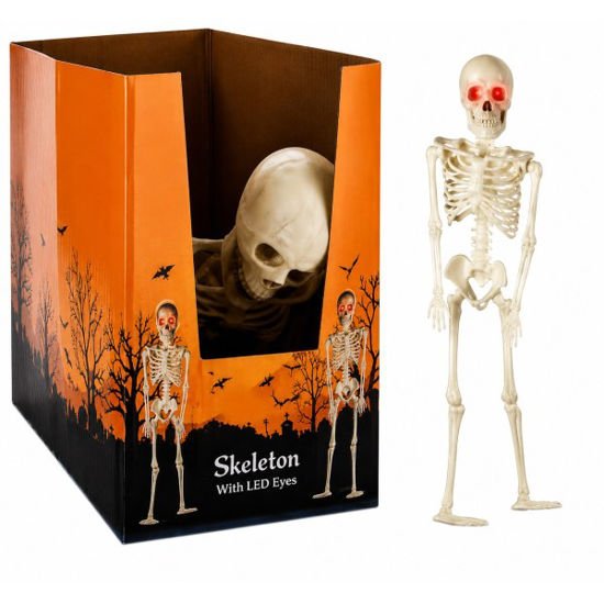 HALLOWEEN SKELET DECO 91CM LED EYE - 8721037911467 - 476900100