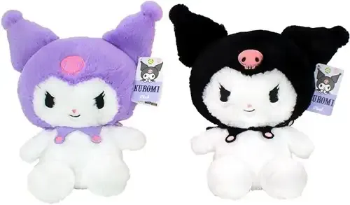 HELLO KITTY PLUCHE KUROMI FLUFFY 2 ASSOR - 8721246996804 - 581-6811