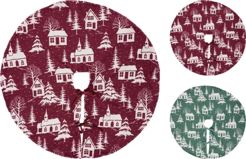 KERSTBOOMKLEED D90CM 2 ASSORTI - 8721461064302 - AAE826640