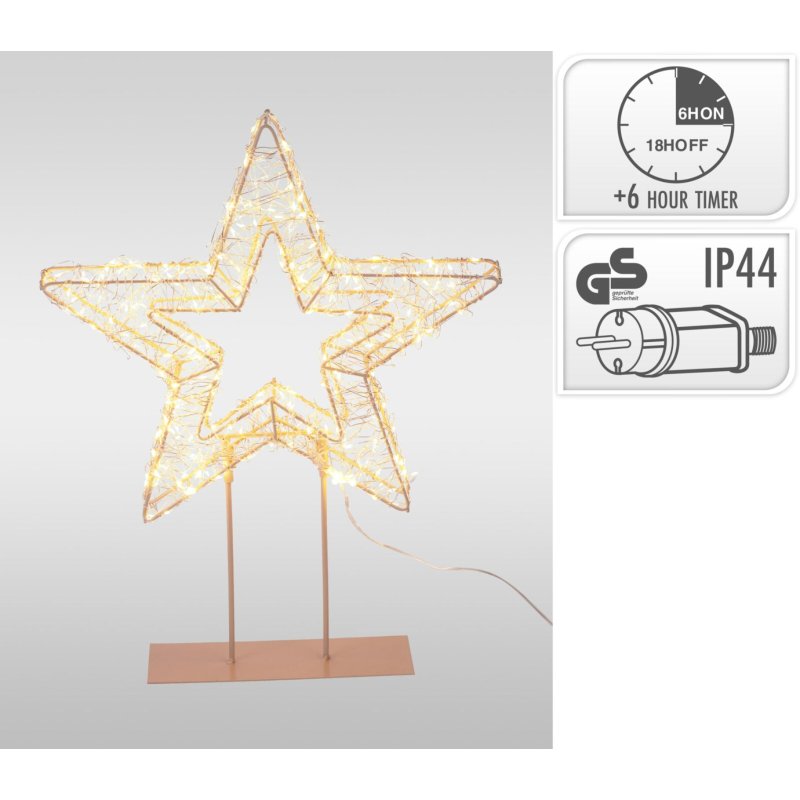 DECO STER 300LED TWINKLE OP VOETSTUK - 8721461144318 - AMZ143090