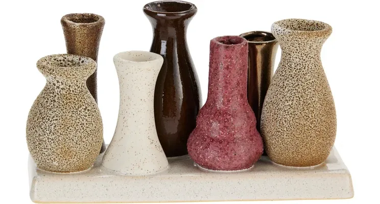 VAASJES 7ST OP VOET 19X7X10CM - 8721461187513 - ASH600620