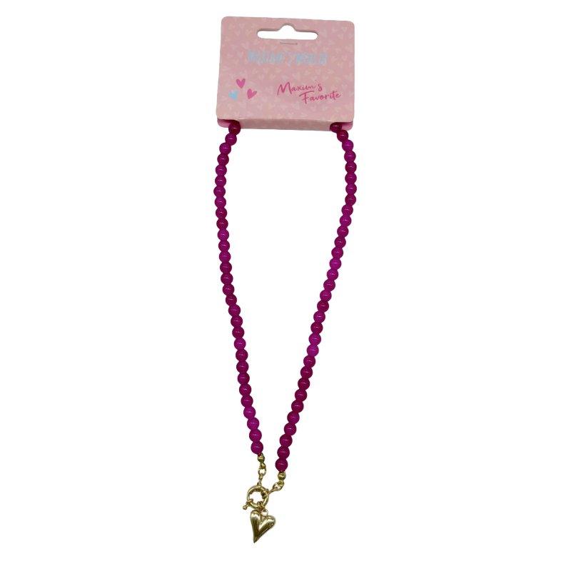 MAXIME'S FAVORITE KETTING KRALEN FUCHSIA - 887 6350 - 887-6350