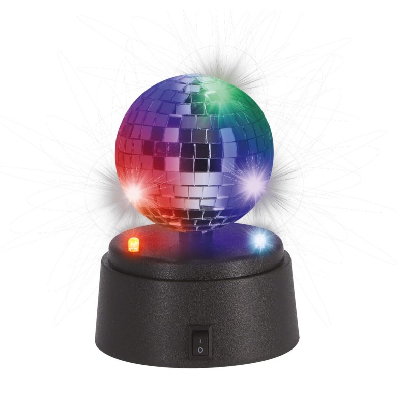 DISCO MINI SPIEGEL BAL BO/USB PARTY TIME - 904 9837 - 904-9837