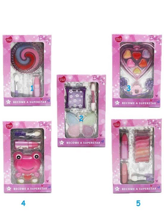 BELLA MAKE-UP SET IN DISPLAY 6 ASSORTI - 92 8711866275823 bella mini make up set 6 assorti - 27582