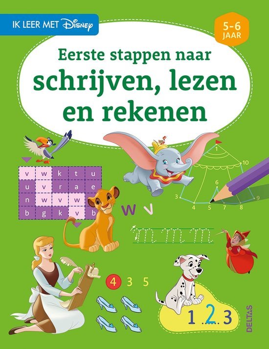 DISNEY SCHRIJVEN, LEZEN EN REKENEN 5-6J - 97 - 0620103