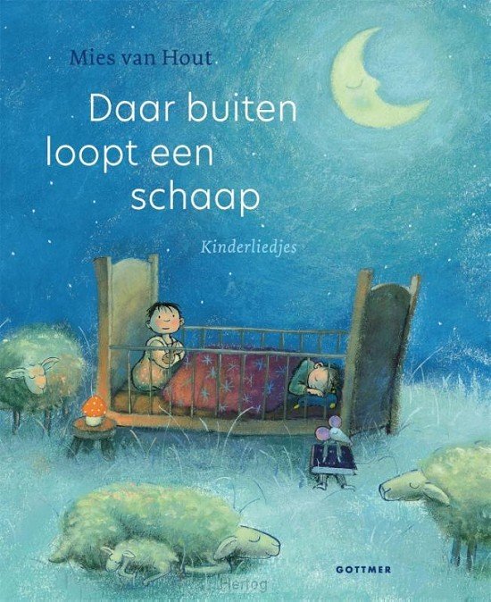 KARTONBOEK DAAR BUITEN LOOPT EEN SCHAAP - 9789025776756 - 655-6756