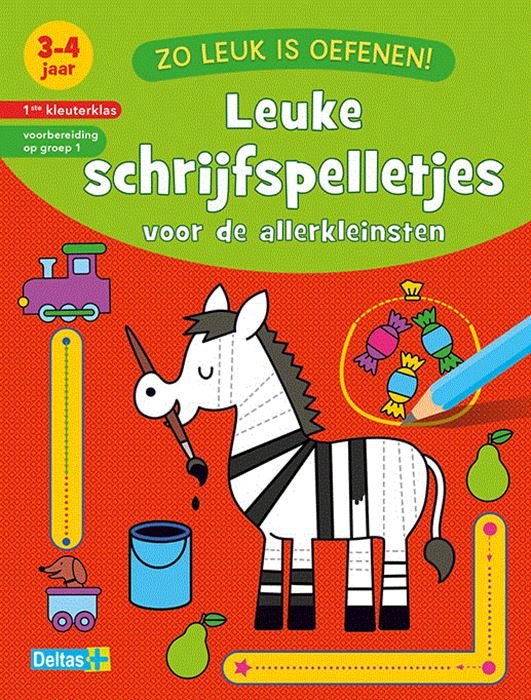 LEUKE SCHRIJFSPELLETJES 3-4 JR - 9789044750034 - *0010154897