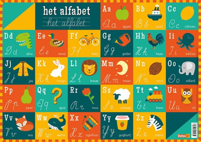 EDUCATIEVE ONDERLEGGER: HET ALFABET - 9789044754827 - 0280501