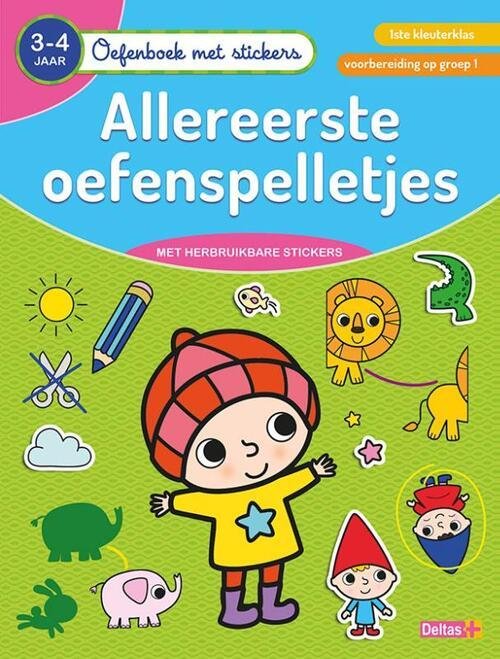 EERSTE OEFENSPELLETJES + STICKERS 3-4J - 9789044757804 1 - 0642406
