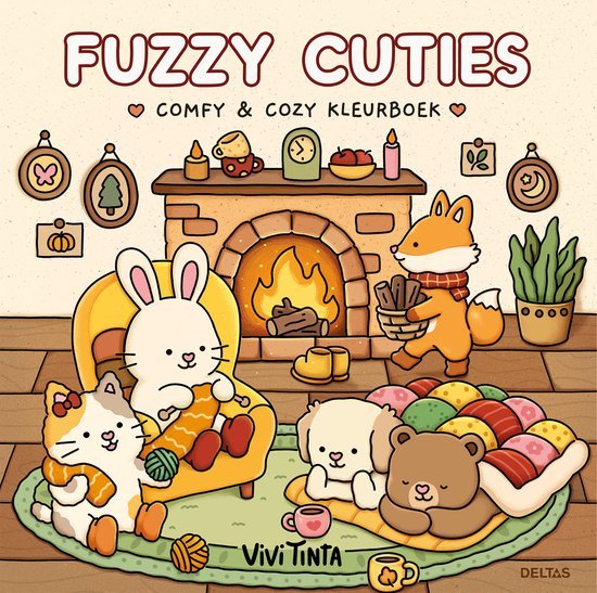 FUZZY CUTIES COMFORT EN COZY KLEURBOEK - 9789044772869 - *0010263607
