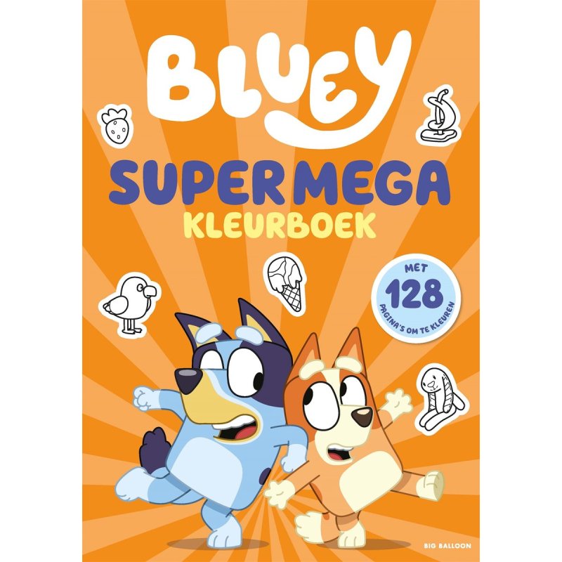 SUPER MEGA KLEURBOEK BLUEY - 9789047887010 - 1298701