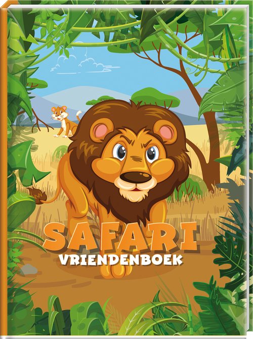 VRIENDENBOEK SAFARI - 9789464326826 front - 1312682